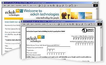 Eckoh Technologies plc - uses DDMS